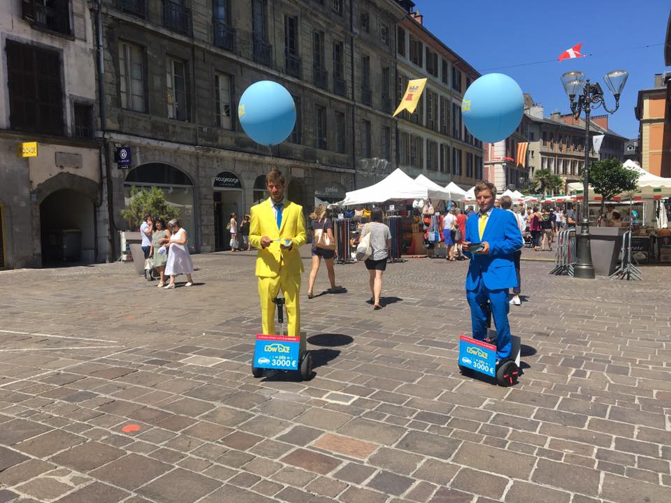 Arrangement de Opération Street-marketing Lyon à Lyon